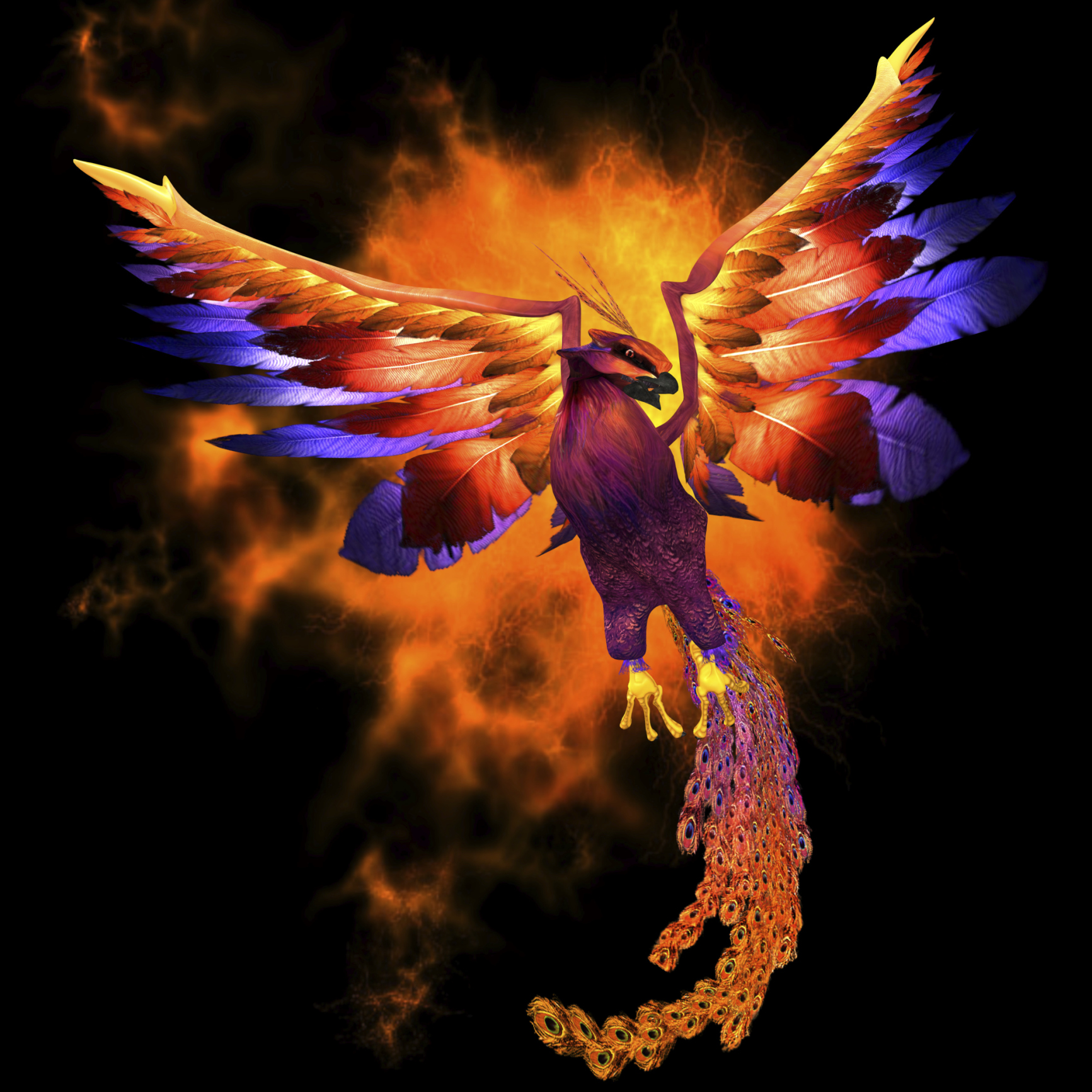 Albums 93+ Wallpaper Picture Of A Phoenix Rising From The Ashes ...